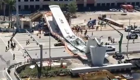 pedestrian bridge collapse in florida